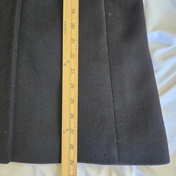 J.Crew Coat Womens 2 Black Wool Ruffle Collar Coquette Avante Garde Whimsigoth - Picture 11 of 11